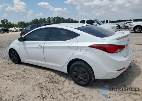 2016 Hyundai Elantra Se z USA, uszkodzony, nr VIN 5NPDH4AE5GH793322